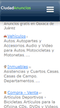 Mobile Screenshot of oaxacadejuarez.ciudadanuncios.com.mx