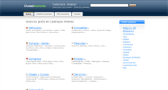 Desktop Screenshot of cadereytajimenez.ciudadanuncios.com.mx