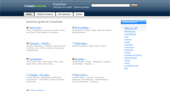 Desktop Screenshot of cuautitlan.ciudadanuncios.com.mx