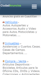 Mobile Screenshot of cuautitlan.ciudadanuncios.com.mx