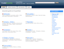 Tablet Screenshot of cuautitlan.ciudadanuncios.com.mx