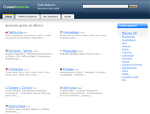 Tablet Screenshot of ciudadanuncios.com.mx