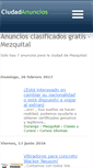 Mobile Screenshot of mezquital.ciudadanuncios.com.mx