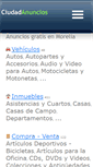 Mobile Screenshot of morelia.ciudadanuncios.com.mx