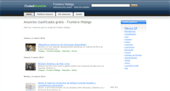 Desktop Screenshot of fronterahidalgo.ciudadanuncios.com.mx