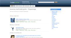 Desktop Screenshot of chapantongo.ciudadanuncios.com.mx