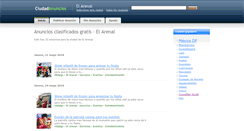 Desktop Screenshot of elarenal.ciudadanuncios.com.mx