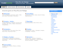 Tablet Screenshot of pozaricadehidalgo.ciudadanuncios.com.mx