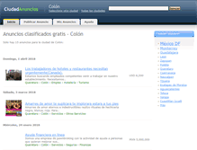 Tablet Screenshot of colon.ciudadanuncios.com.mx