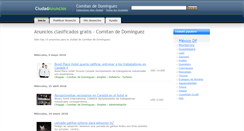 Desktop Screenshot of comitandedominguez.ciudadanuncios.com.mx
