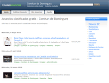 Tablet Screenshot of comitandedominguez.ciudadanuncios.com.mx