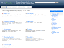 Tablet Screenshot of chilpancingodelosbravo.ciudadanuncios.com.mx