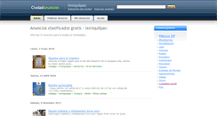 Desktop Screenshot of ixmiquilpan.ciudadanuncios.com.mx