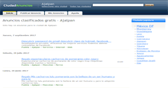 Desktop Screenshot of ajalpan.ciudadanuncios.com.mx