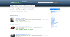 Desktop Screenshot of huamantla.ciudadanuncios.com.mx