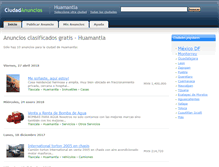 Tablet Screenshot of huamantla.ciudadanuncios.com.mx