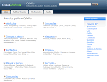 Tablet Screenshot of calvillo.ciudadanuncios.com.mx