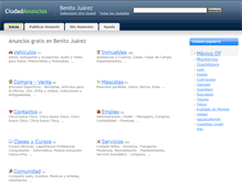 Tablet Screenshot of benitojuarez-quintanaroo.ciudadanuncios.com.mx