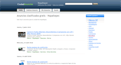Desktop Screenshot of nopaltepec.ciudadanuncios.com.mx