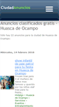 Mobile Screenshot of huascadeocampo.ciudadanuncios.com.mx