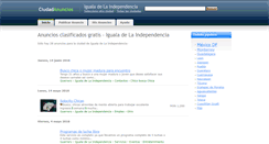 Desktop Screenshot of igualadelaindependencia.ciudadanuncios.com.mx