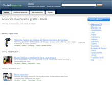 Tablet Screenshot of abala.ciudadanuncios.com.mx