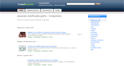 Desktop Screenshot of compostela.ciudadanuncios.com.mx