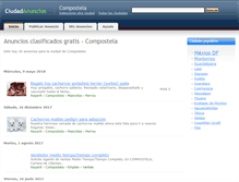 Tablet Screenshot of compostela.ciudadanuncios.com.mx