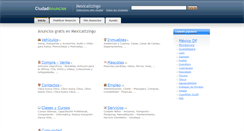 Desktop Screenshot of mexicaltzingo.ciudadanuncios.com.mx