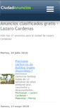 Mobile Screenshot of lazarocardenas.ciudadanuncios.com.mx