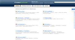 Desktop Screenshot of abancay.ciudadanuncios.pe
