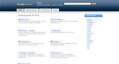 Desktop Screenshot of piura.ciudadanuncios.pe