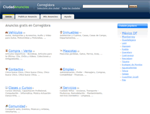 Tablet Screenshot of corregidora.ciudadanuncios.com.mx