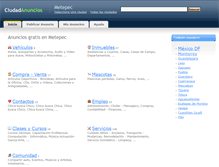 Tablet Screenshot of metepec-mexico.ciudadanuncios.com.mx