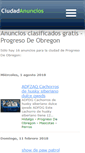 Mobile Screenshot of progresodeobregon.ciudadanuncios.com.mx