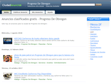 Tablet Screenshot of progresodeobregon.ciudadanuncios.com.mx