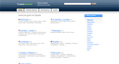 Desktop Screenshot of ciudadanuncios.es