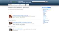 Desktop Screenshot of macuspana.ciudadanuncios.com.mx